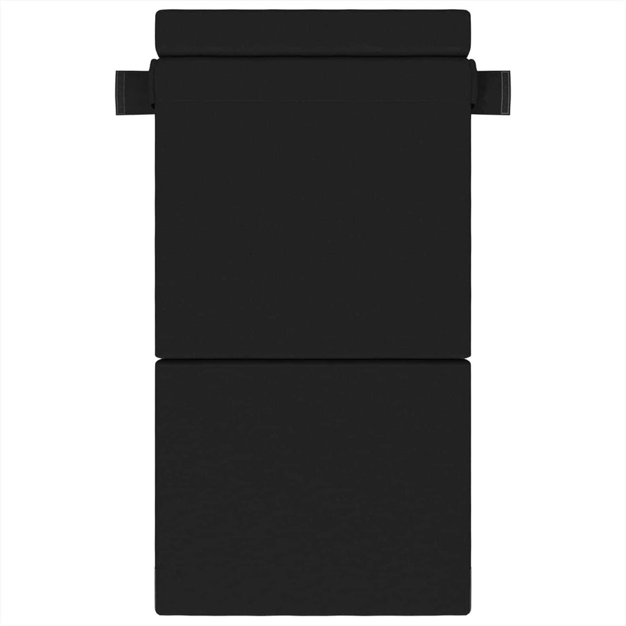 Vouwbare Bankbed Zwart 70 x 72 x 60 cm Stof