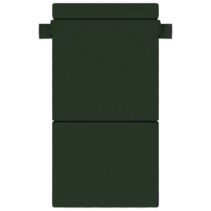 Vouwbare Bankbed Donkergroen 70 x 72 x 60 cm Stof