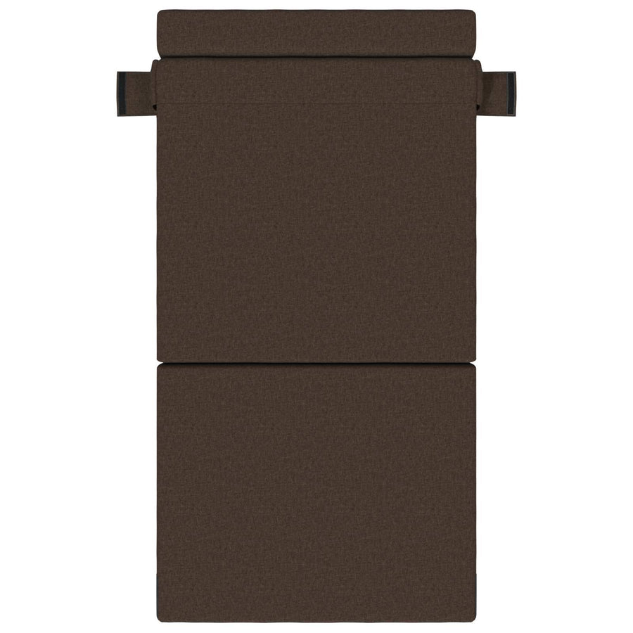 Vouwbare Bankbed Taupe 70 x 72 x 60 cm Stof