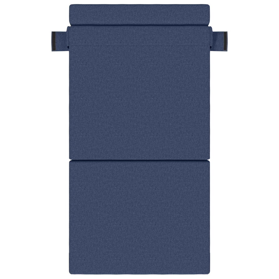 Vouwbare Bankbed Blauw 70 x 72 x 60 cm Stof