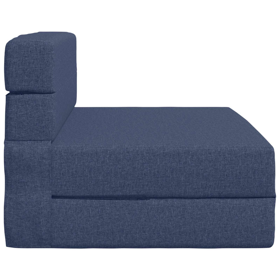 Vouwbare Bankbed Blauw 70 x 72 x 60 cm Stof