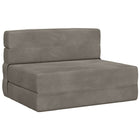 Bankbed lichtgrijs 70x72x60 cm stof
