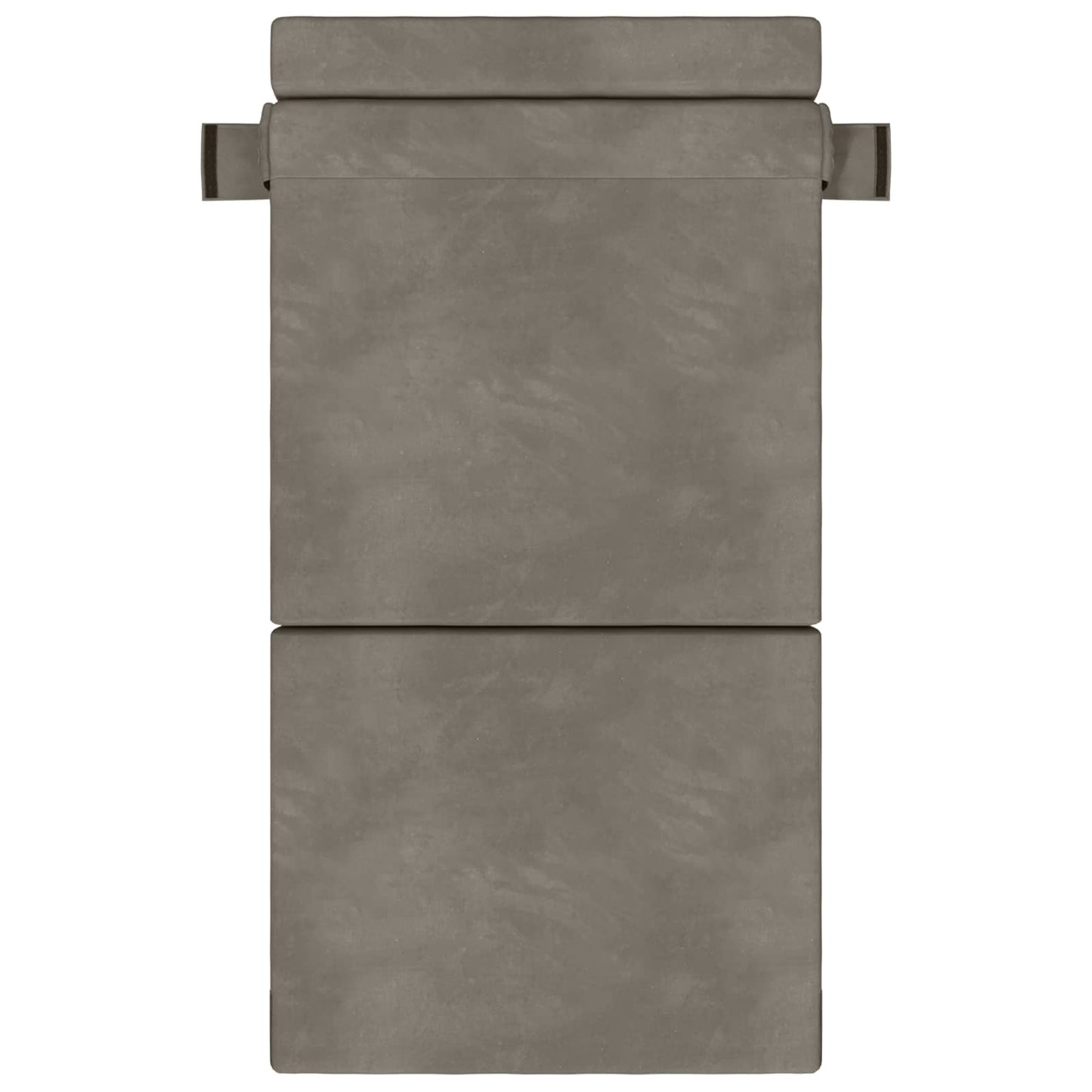 Vouwbare Bankbed Lichtgrijs 70 x 72 x 60 cm Stof