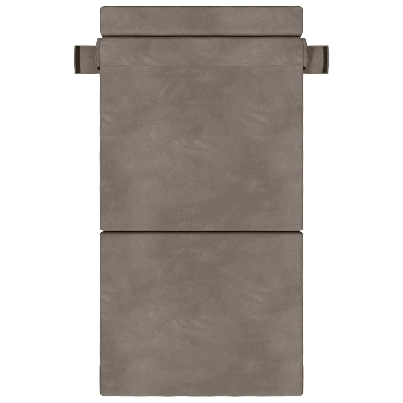 Vouwbare Bankbed Lichtgrijs 70 x 72 x 60 cm Stof