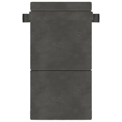 Vouwbare Bankbed Donkergrijs 70 x 72 x 60 cm Stof
