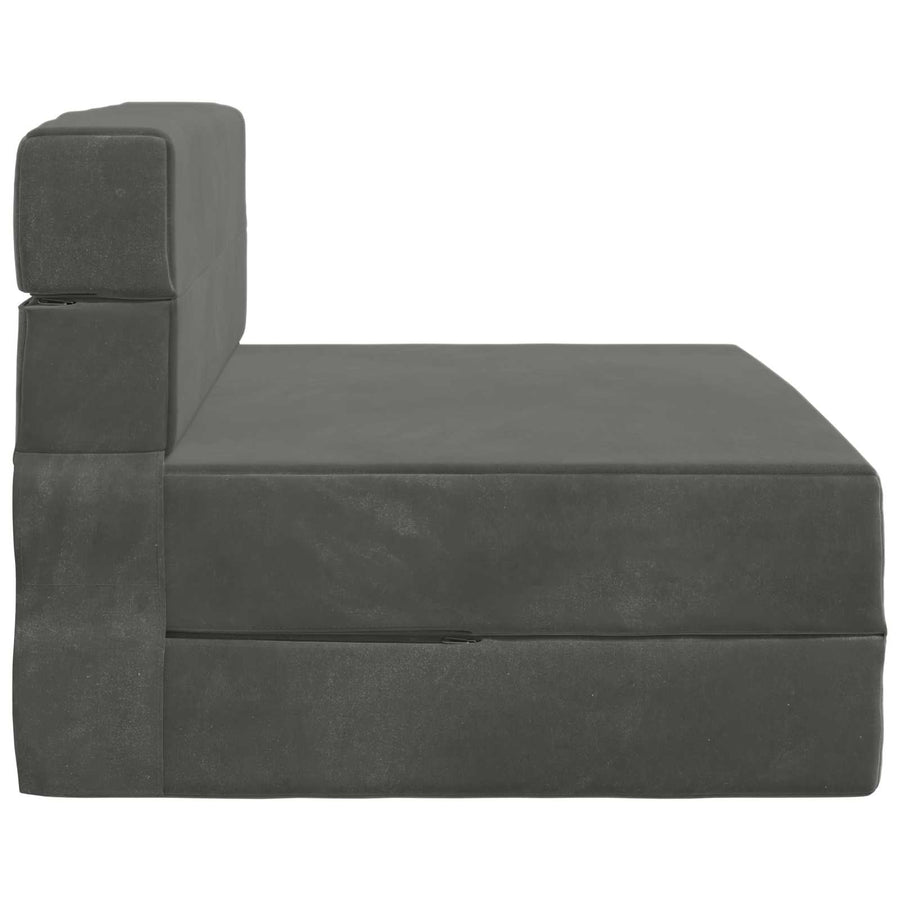Vouwbare Bankbed Donkergrijs 70 x 72 x 60 cm Stof