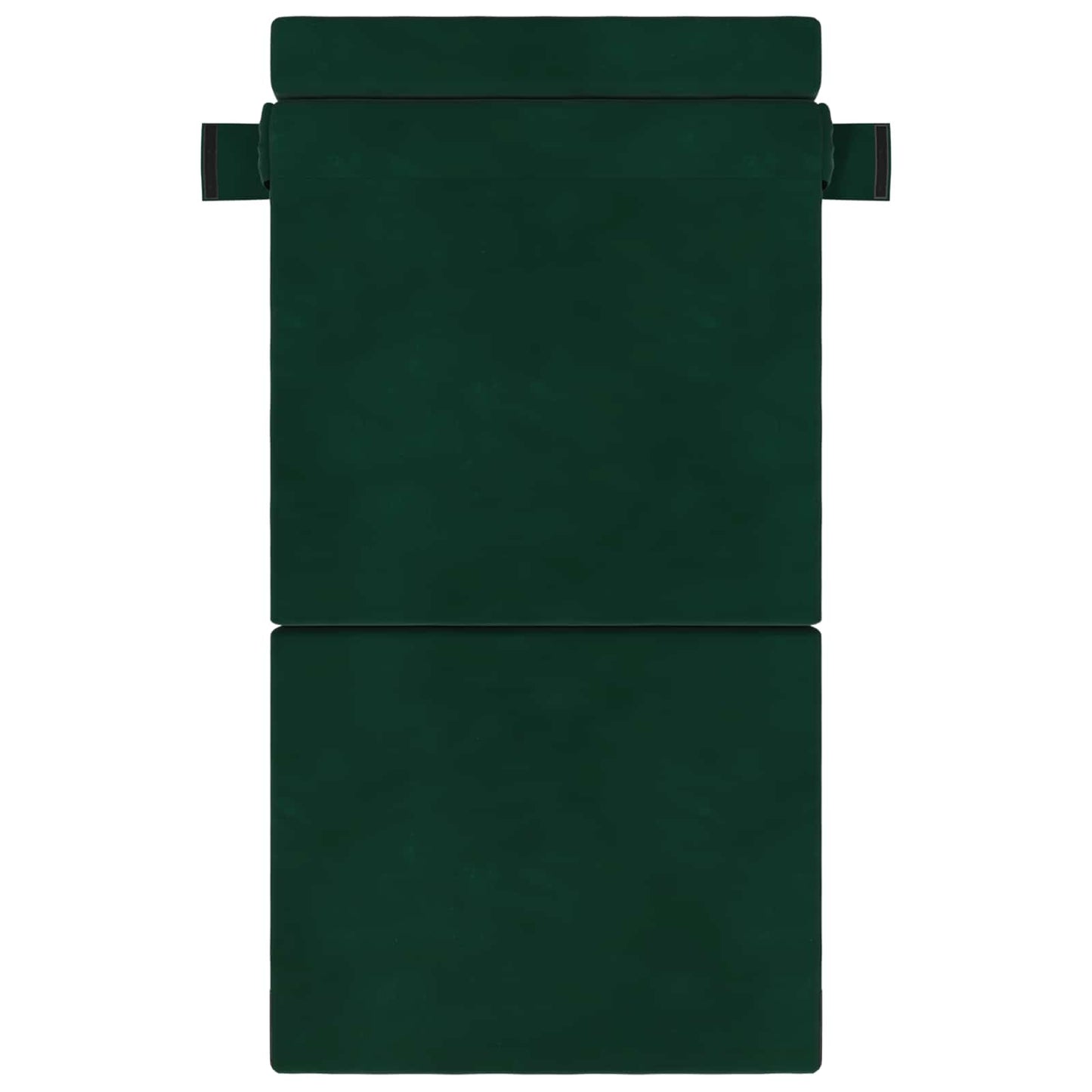 Vouwbare Bankbed Donkergroen 70 x 72 x 60 cm Stof