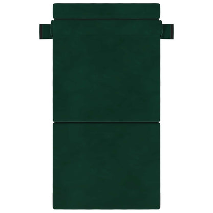 Vouwbare Bankbed Donkergroen 70 x 72 x 60 cm Stof