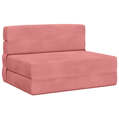 Vouwbare Bankbed Roze 70 x 72 x 60 cm Stof