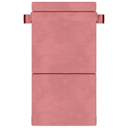 Vouwbare Bankbed Roze 70 x 72 x 60 cm Stof