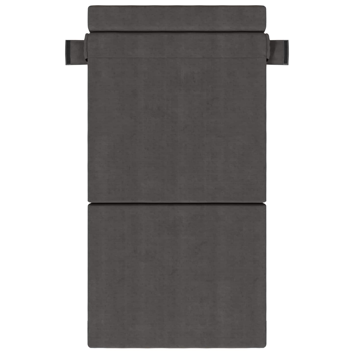 Vouwbare Bankbed Donkergrijs 70 x 72 x 60 cm Stof
