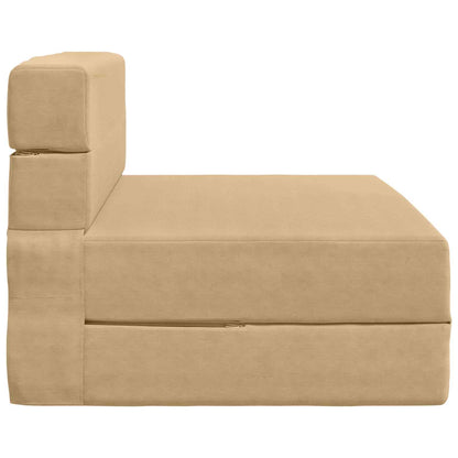 Vouwbare Bankbed Groen Grijs 70 x 72 x 60 cm Stof