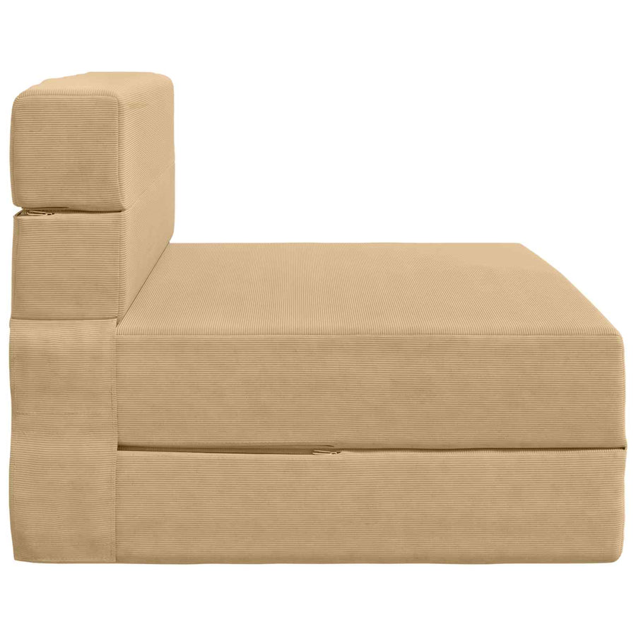 Vouwbare Bankbed Groen Grijs 70 x 72 x 60 cm Stof