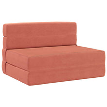Vouwbare Bankbed Rood-oranje 70 x 72 x 60 cm Stof