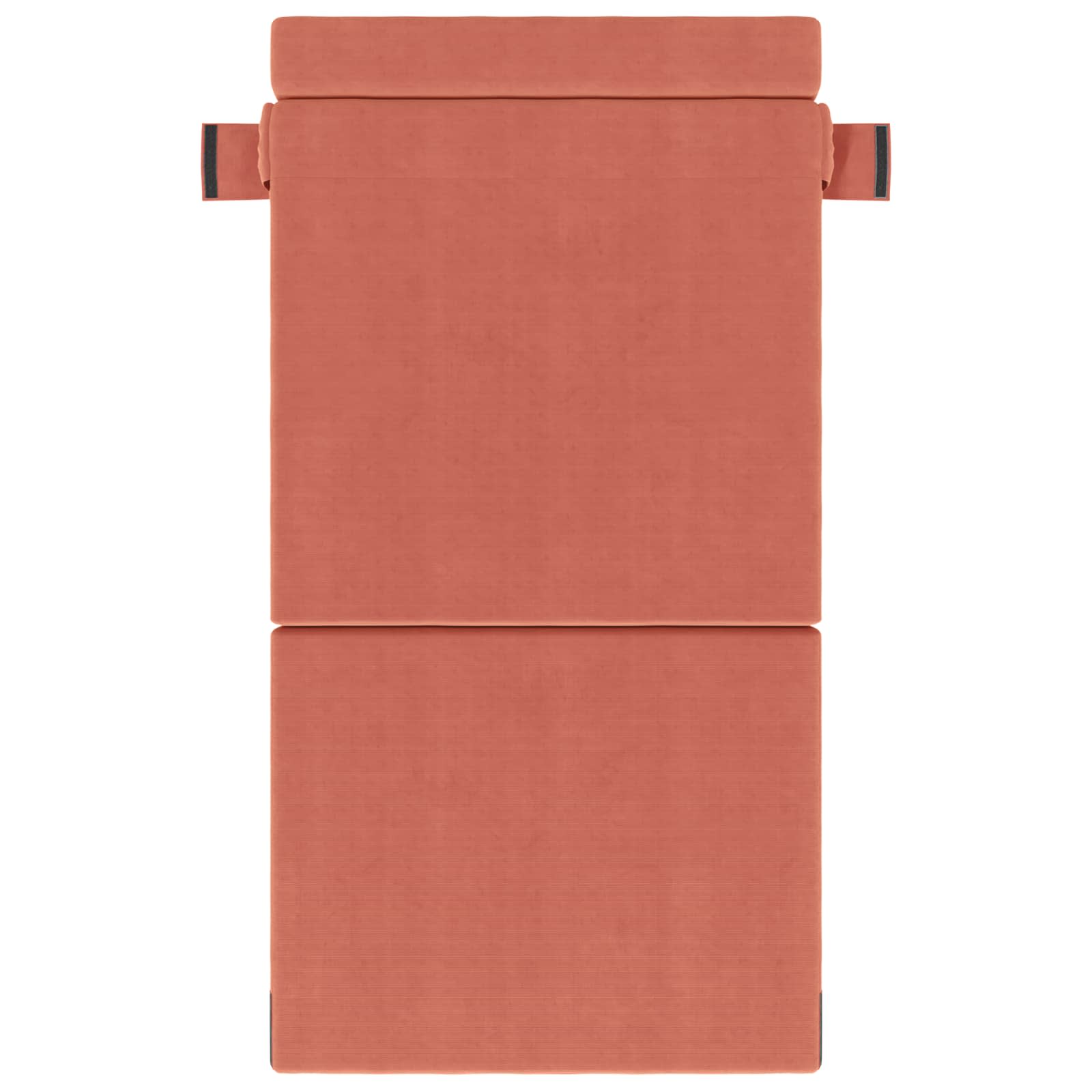 Vouwbare Bankbed Rood-oranje 70 x 72 x 60 cm Stof