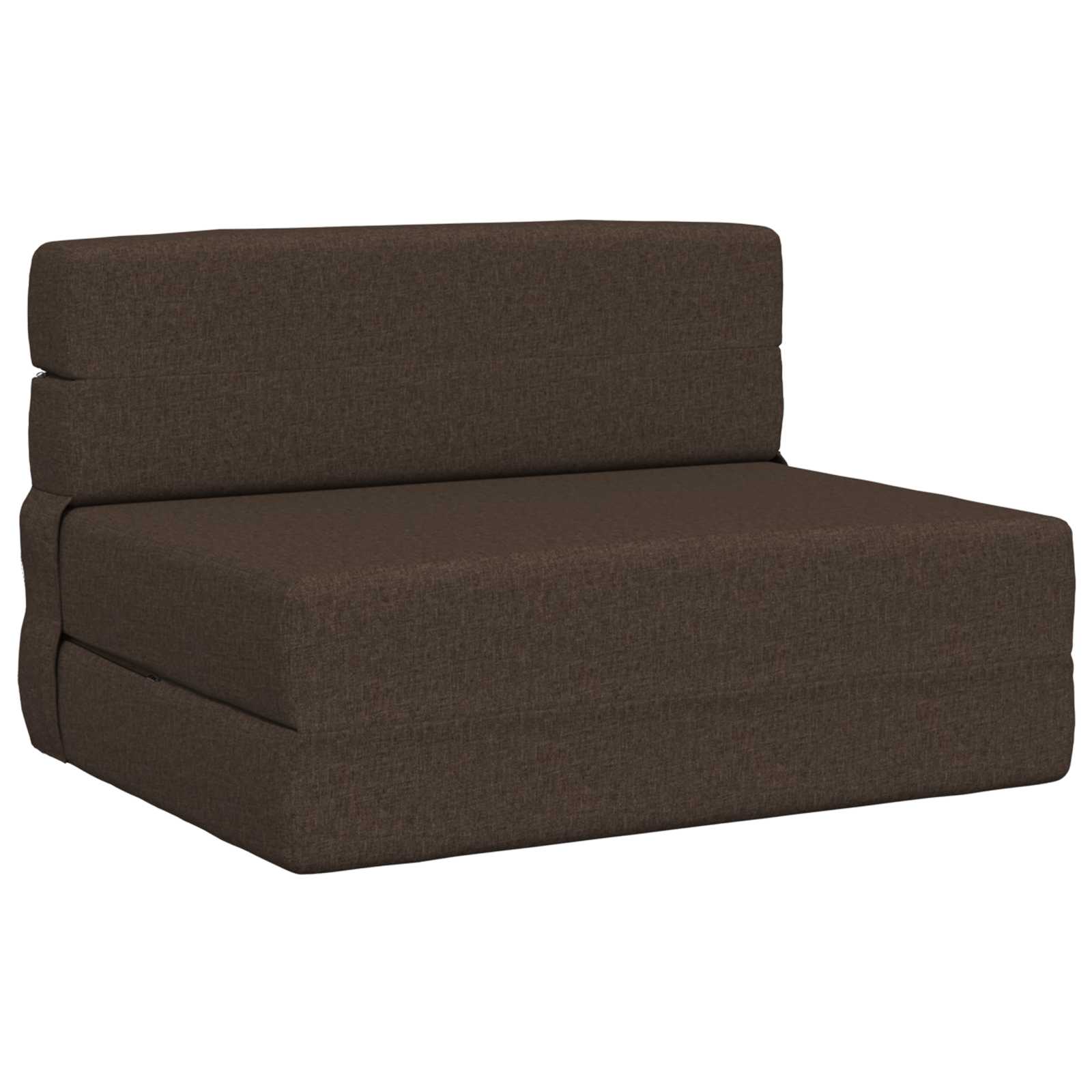 Vouwsofa Bed Taupe 190 x 70 x 15 cm Stof