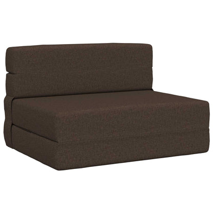 Vouwsofa Bed Taupe 190 x 70 x 15 cm Stof