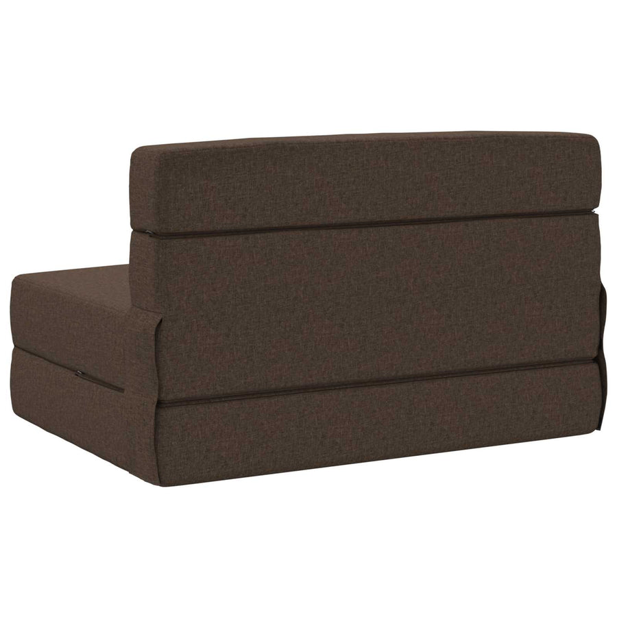 Vouwsofa Bed Taupe 190 x 70 x 15 cm Stof