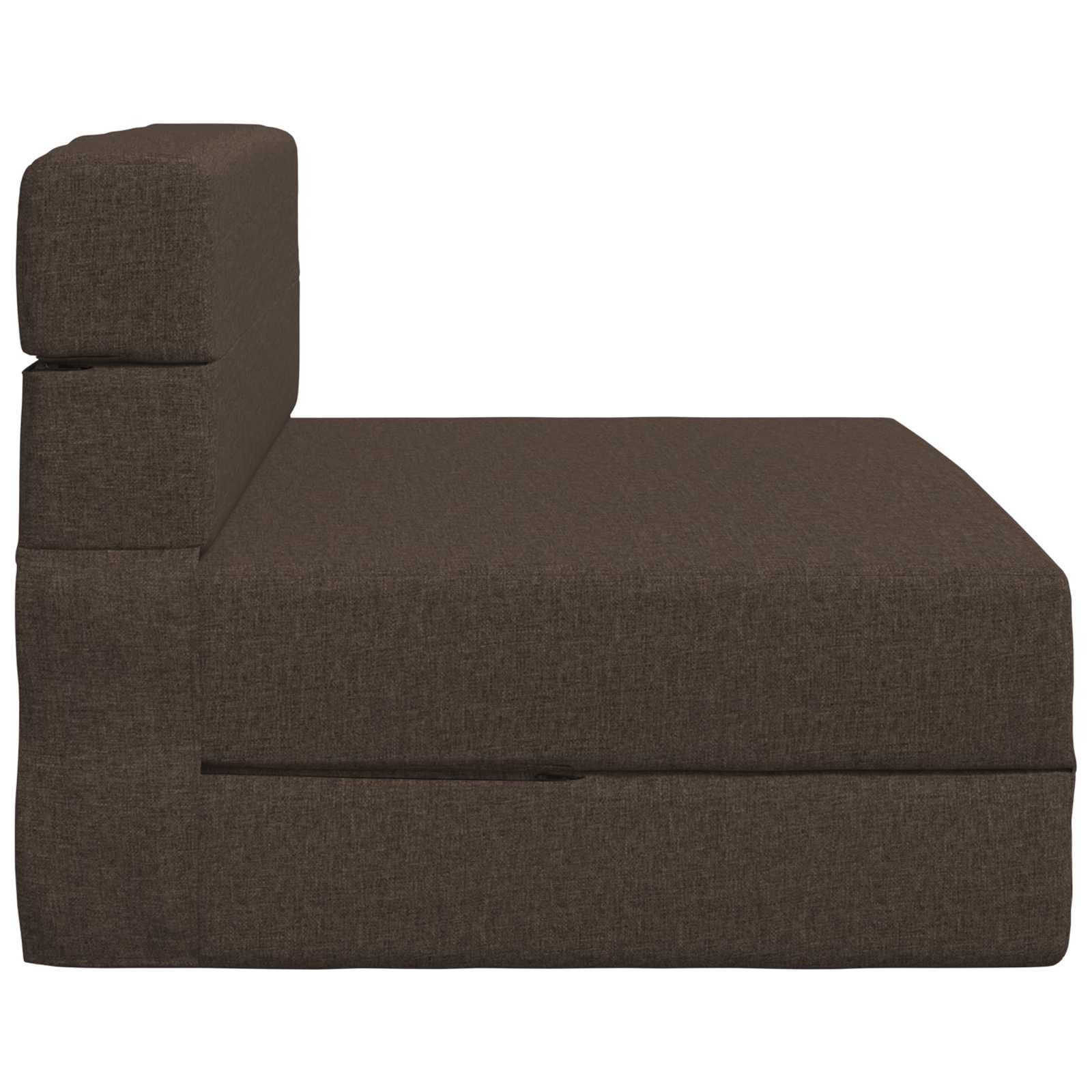 Vouwsofa Bed Taupe 190 x 70 x 15 cm Stof