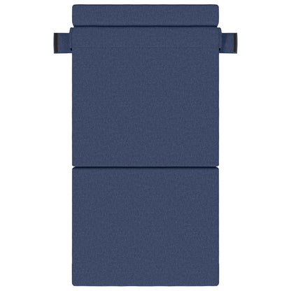 Vouwsofa Bed Blauw 190 x 70 x 15 cm Stof