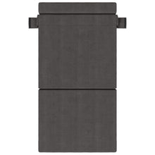 Vouwsofa Bed Donkergrijs 190 x 70 x 15 cm Katoen Stof