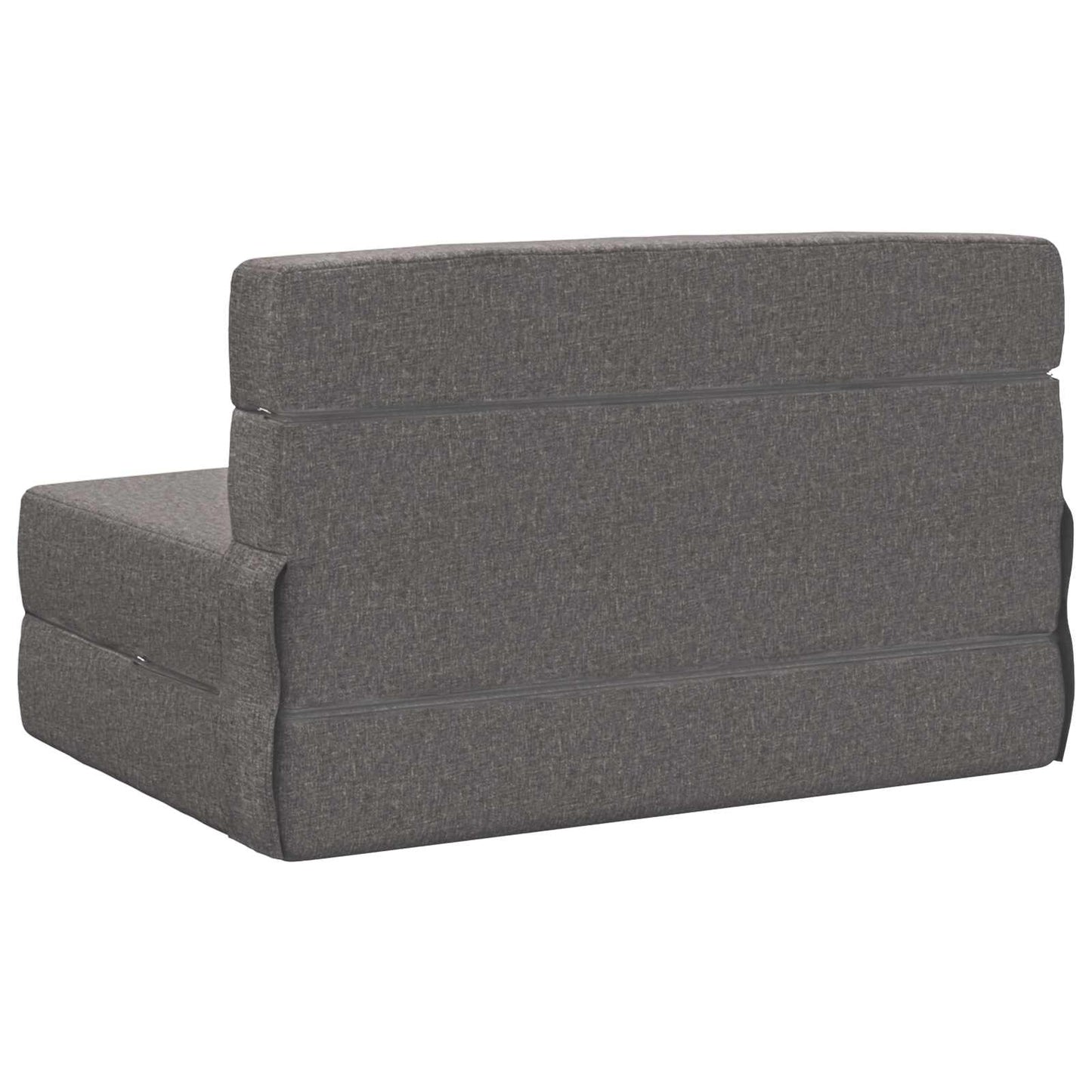 Vouwsofa Bed Lichtgrijs 190 x 100 x 15 cm Stof
