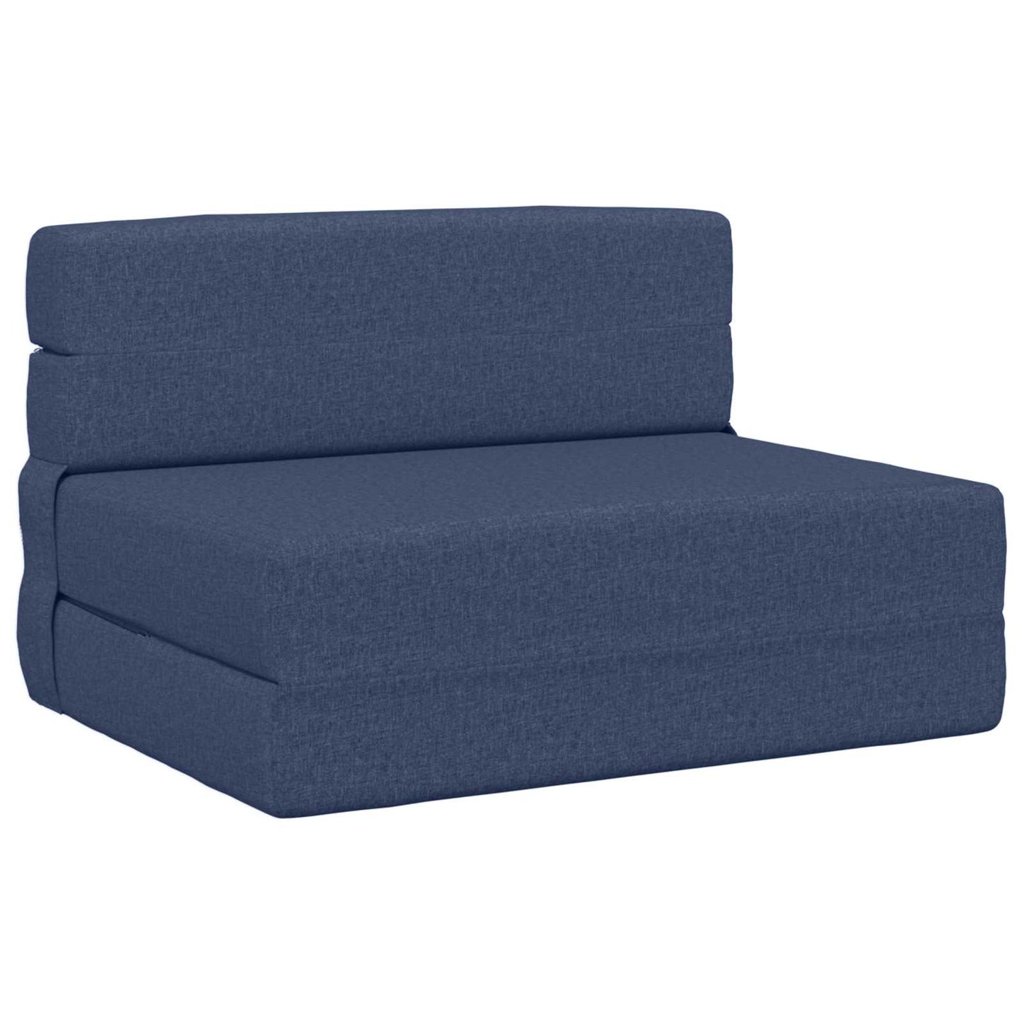 Vouwsofa Bed Blauw 190 x 100 x 15 cm Stof