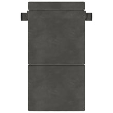 Vouwsofa Bed Donkergrijs 190 x 100 x 15 cm Fluweel