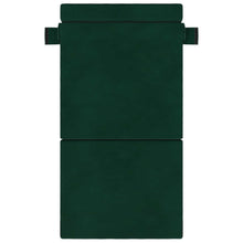 Vouwsofa Bed Donkergroen 190 x 100 x 15 cm Fluweel