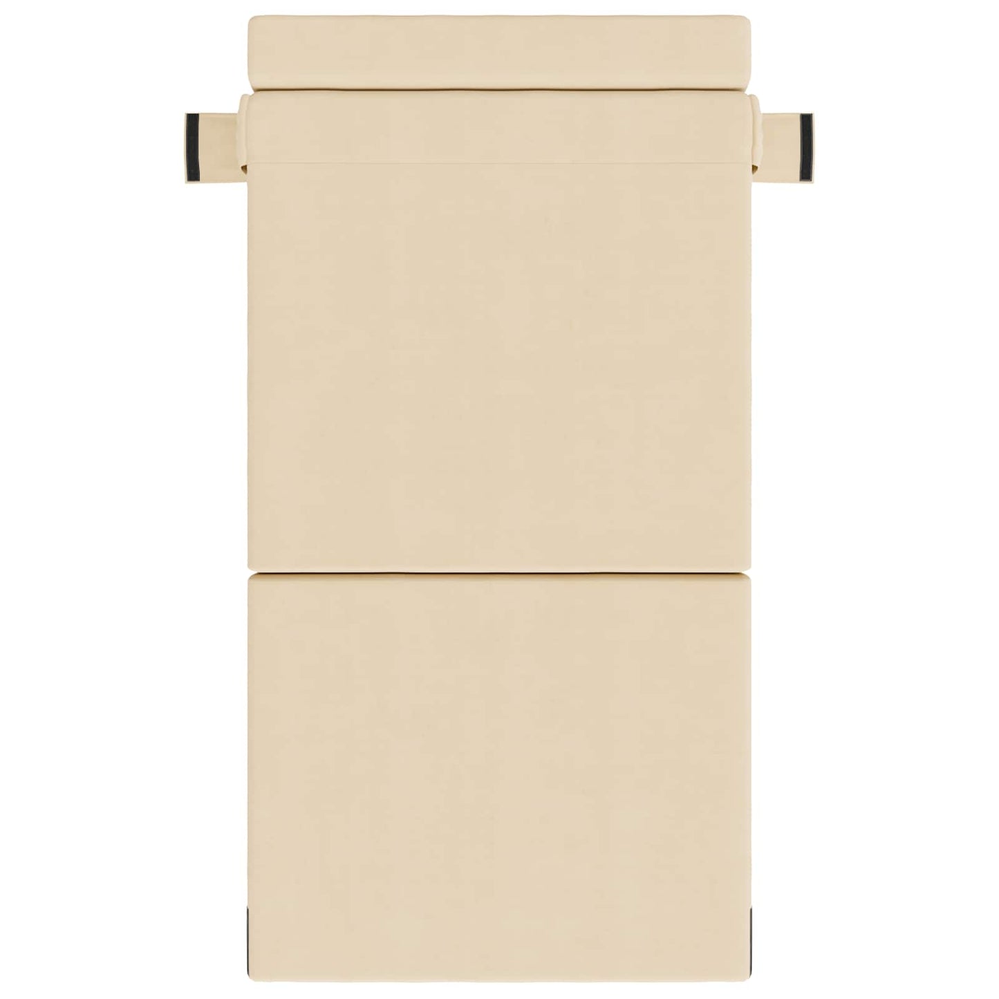 Vouwsofa Bed Crème 190 x 100 x 15 cm Katoen Stof
