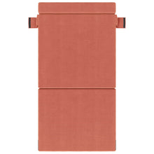 Vouwsofa Bed Rood-oranje 190 x 100 x 15 cm Katoen Stof