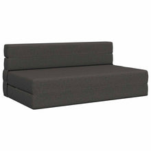 Vouwsofa Bed Donkergrijs 203 x 152 x 15 cm Stof