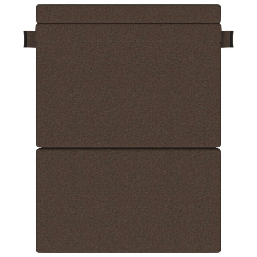Vouwsofa Bed Taupe 203 x 152 x 15 cm Stof