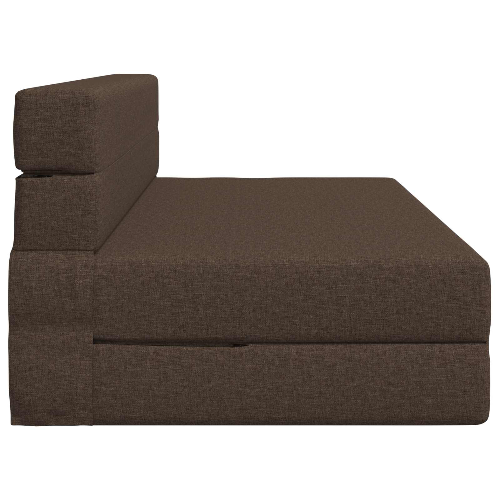 Vouwsofa Bed Taupe 203 x 152 x 15 cm Stof
