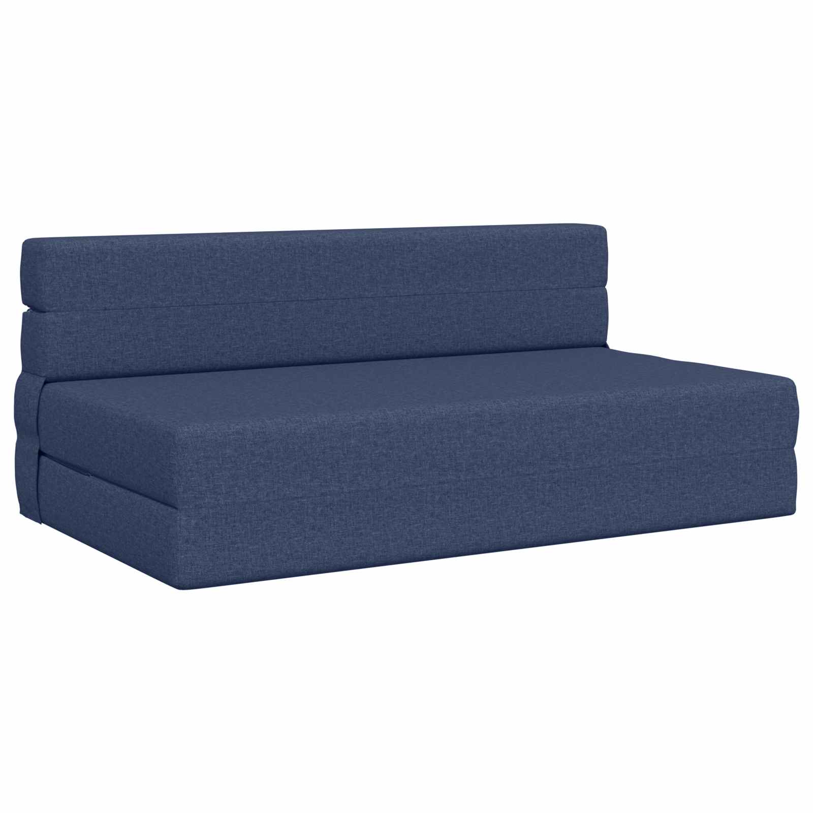 Vouwsofa Bed Blauw 203 x 152 x 15 cm Stof