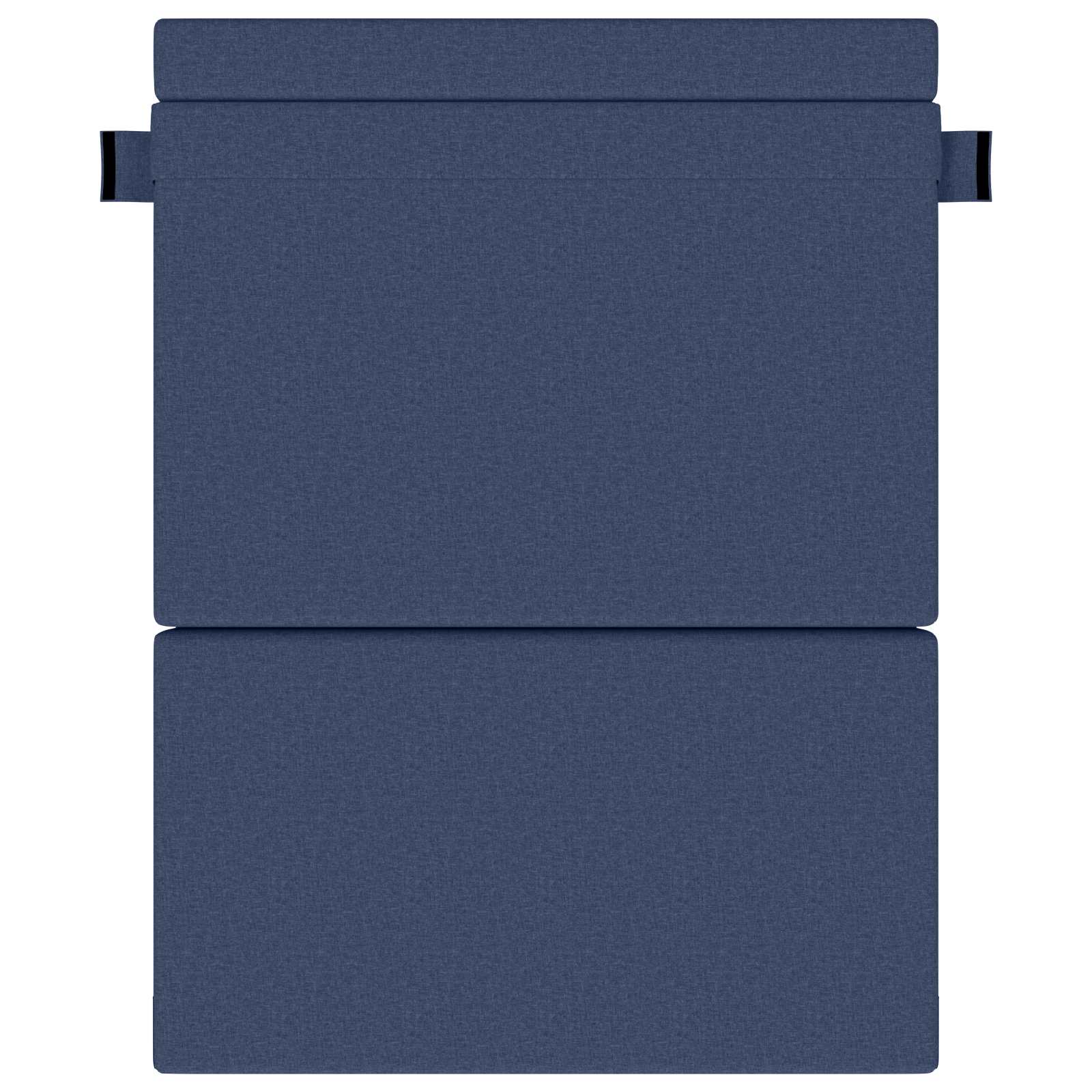 Vouwsofa Bed Blauw 203 x 152 x 15 cm Stof