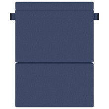 Vouwsofa Bed Blauw 203 x 152 x 15 cm Stof