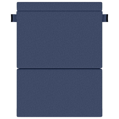 Vouwsofa Bed Blauw 203 x 152 x 15 cm Stof