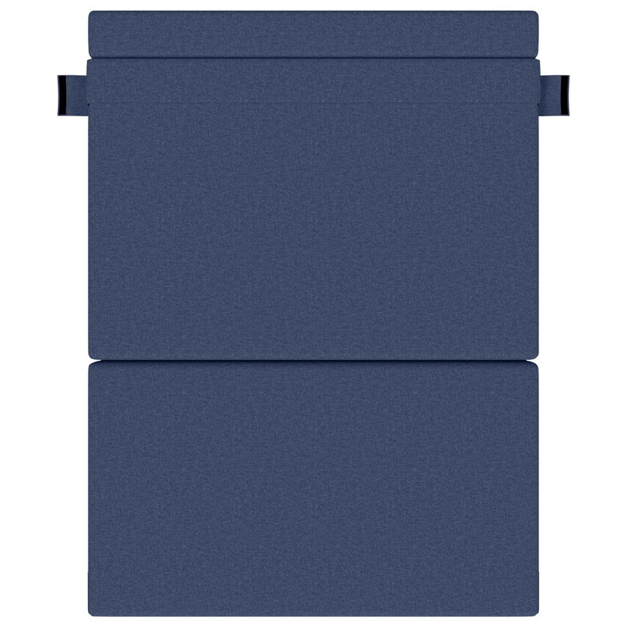 Vouwsofa Bed Blauw 203 x 152 x 15 cm Stof