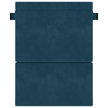 Vouwsofa Bed Blauw 203 x 152 x 15 cm Fluweel
