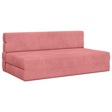 Vouwsofa Bed Roze 203 x 152 x 15 cm Fluweel