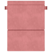 Vouwsofa Bed Roze 203 x 152 x 15 cm Fluweel