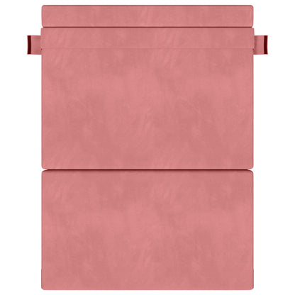 Vouwsofa Bed Roze 203 x 152 x 15 cm Fluweel