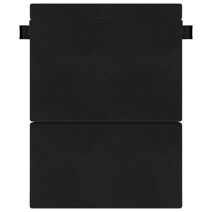 Vouwsofa Bed Zwart 203 x 152 x 15 cm Fluweel