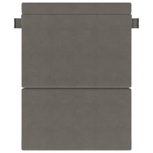 Vouwsofa Bed Lichtgrijs 203 x 152 x 15 cm Katoen Stof