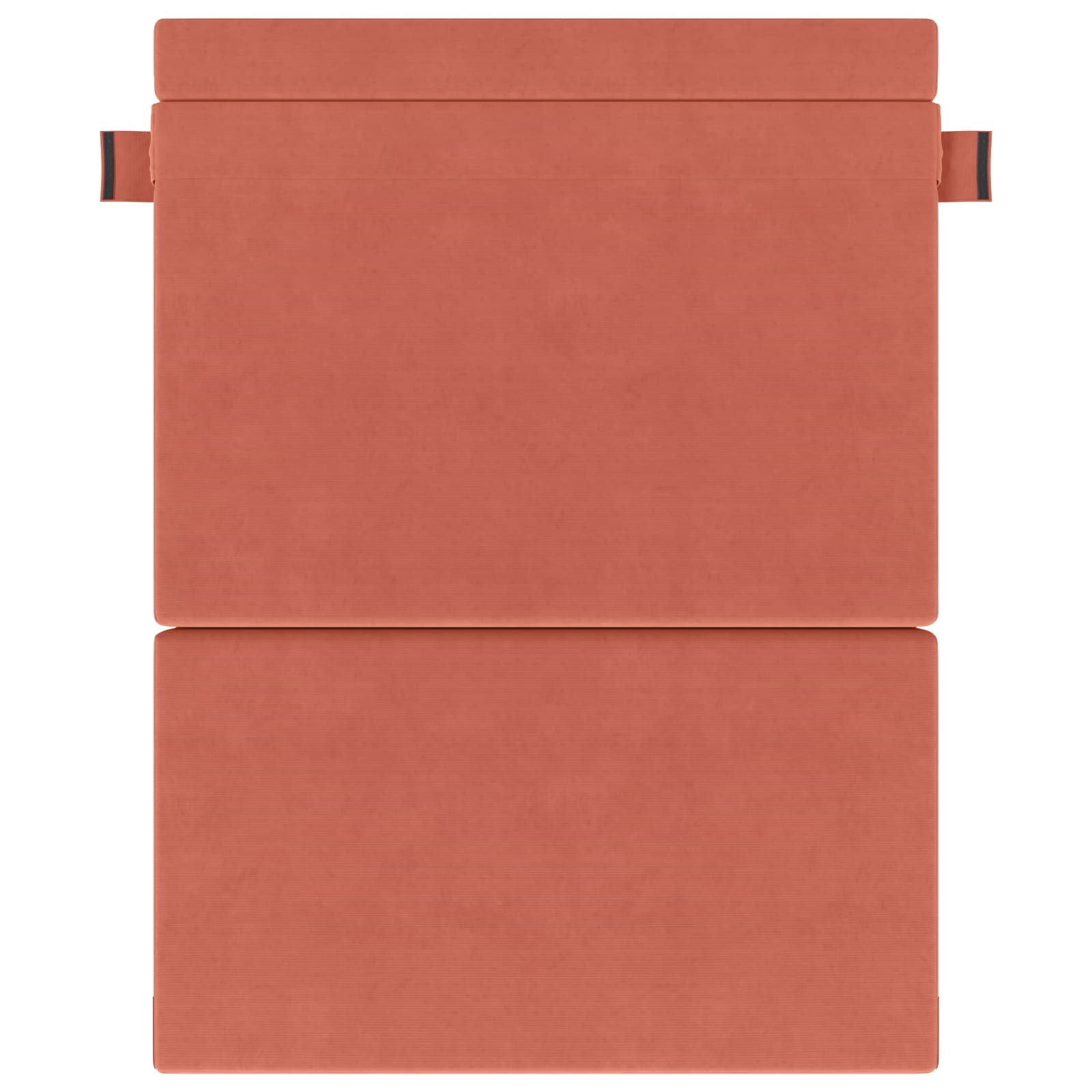 Vouwsofa Bed Rood-oranje 203 x 152 x 15 cm Katoen Stof