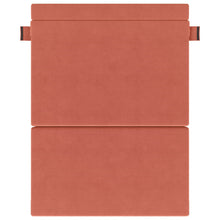 Vouwsofa Bed Rood-oranje 203 x 152 x 15 cm Katoen Stof