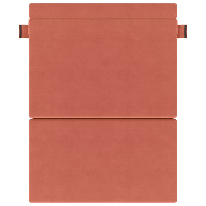 Vouwsofa Bed Rood-oranje 203 x 152 x 15 cm Katoen Stof