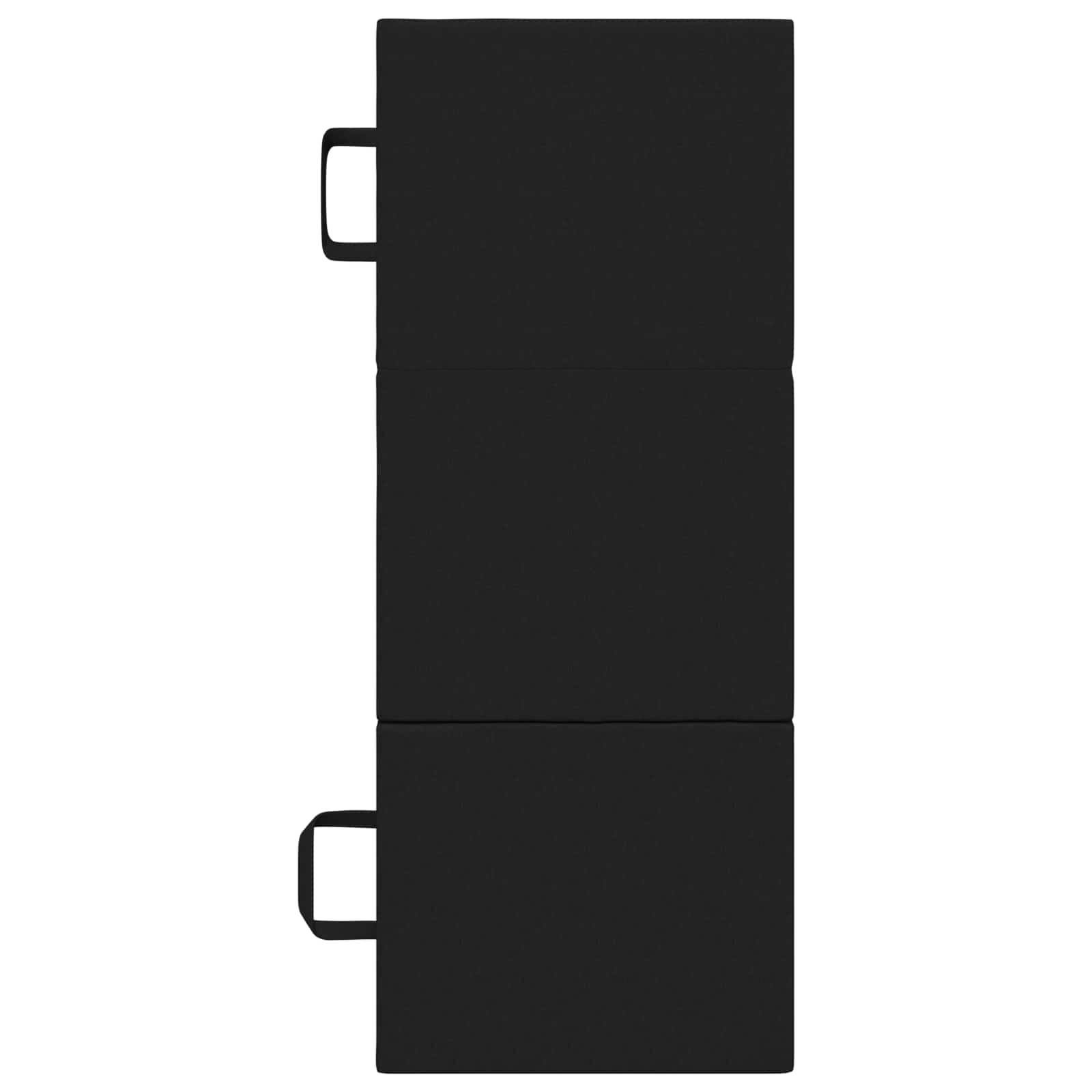 Vouwbare Bankbed 75 x 63 x 45 cm Zwart