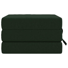 Vouwbare Bankbed 75 x 63 x 45 cm Donkergroen
